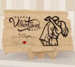 Signo de pareja personalizado para corte láser - Archivo para San Valentín y estanterías Glowforge - Imagen 4