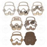 Star Wars Cuadro en capas para corte láser - Diseño SVG y PDF de 7 capas para Glowforge - Imagen 2