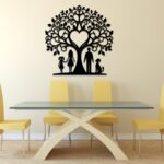 Conjunto de 30 diseños de arte de pared familiar para corte láser y CNC - Archivos digitales en varios formatos - Imagen 4