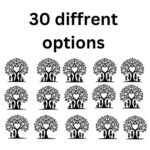 Conjunto de 30 diseños de arte de pared familiar para corte láser y CNC - Archivos digitales en varios formatos - Imagen 5