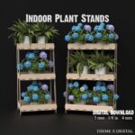 Soportes de Planta Interior - Archivos de Corte Láser SVG y DXF para Madera y Exhibición