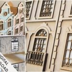 Planos Casa de Muñecas 3D en SVG y PDF - Diseño Digital de Juguetes de Madera para Niñas - Descarga Instantánea