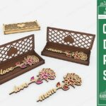 Archivos SVG para Corte Láser: Caja de Regalo con Flores - Diseño Vectorial Creativo