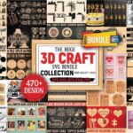 Megapaquete de Siluetas para Corte Láser: Letras, Decoraciones y Toppers para Todo Tipo de Eventos