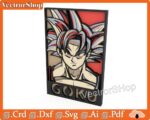 Cuadro digital de Goku para pared | Decoración Dragon Ball imprimible y personalizable - Imagen 4