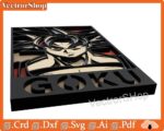 Cuadro digital de Goku para pared | Decoración Dragon Ball imprimible y personalizable - Imagen 2