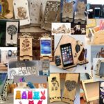 Soportes de Celulares para Corte Láser: Vectores Variados para Crear Productos Únicos