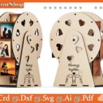 Diseño Vectorial Elegante para Retratos - Corte Láser CNC Estilizado y Único