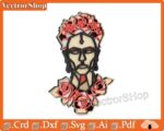 Mesa Frida Kahlo Multicapas para Corte Láser y CNC | Decoración Artística de Pared y Plantillas - Imagen 2