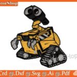 Cuadro multicapa Wall-e para corte láser CNC | Plantillas decorativas para Glowforge y CNC