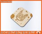 Posavasos de Perros y Gatos para Corte Láser | Archivos SVG, DXF, EPS para Glowforge y CNC - Imagen 3
