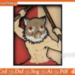 Hashibira Tanjiro para Corte Láser | Decoración Anime y Accesorios CNC para Otakus