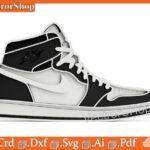 Zapatos Nike Jordan Vector para Corte Láser CNC - Plantillas y Decoración Athleisure