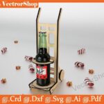 Regalo personalizado para papá: diseño láser en madera 3mm ideal para asadores y amantes del camping