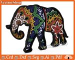 Mandala de Elefante Multicapa - Diseño de Corte Láser para Decoración de Paredes y Proyectos DIY - Imagen 7