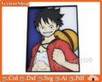 Mesa One Piece Multicapa para Corte Láser CNC - Luffy SVG DXF para Decoración de Anime - Imagen 3