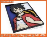 Mesa One Piece Multicapa para Corte Láser CNC - Luffy SVG DXF para Decoración de Anime - Imagen 2
