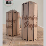 Tarros Cerveceros Personalizados para el Día del Padre - Archivos AI, PDF, DXF, SVG para Corte Láser