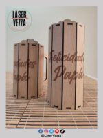 Tarros Cerveceros Personalizados para el Día del Padre - Archivos AI, PDF, DXF, SVG para Corte Láser