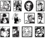 Pack de Vectores para Corte Láser: 110 Cuadros de Anime para CNC y Decoración 3D - Imagen 2