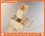 Carrito Batanero para Cervezas y Dulces - Archivos Digitales Corte Láser SVG, AI, DXF, PDF - Imagen 7
