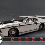 Archivos Ford Mustang 3mm Cnc laser cut Dxf, Ai, Cdr, Pdf, Svg