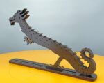 Quemador de Incienso de Madera de Dragón - Archivos Digitales CNC Cortados a Láser en Formatos Vectoriales - Imagen 4