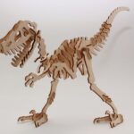 Rompecabezas 3D de Dinosaurio T-Rex en Madera | Juguete Educativo Interactivo para Niños