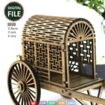 Rompecabezas 3D de Carro de Madera para Corte Láser - Planos DXF y SVG para Decoración DIY - Imagen 7