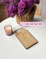 Sobre de regalo para dinero para bodas - Archivos SVG, DXF, CDR, EPS, Planos Vectoriales, Descarga Instantánea - Imagen 6