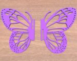 Mariposas 3D: Pack de 9 SVG, DXF, PDF, CDR, AI para Corte Láser y Glowforge - Decoración 1/8" - Imagen 5