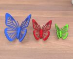 Mariposas 3D: Pack de 9 SVG, DXF, PDF, CDR, AI para Corte Láser y Glowforge - Decoración 1/8" - Imagen 2