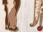 Plantilla 3D de Elefante Mandala para Corte Láser en MDF y Contrachapado - Archivo DXF/SVG - Imagen 6