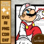 Mario Bros V3 SVG en Capas para Corte Láser | Diseño Vectorial Profesional - Imagen 3