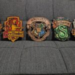 Emblemas de casas de magos Harry Potter - Archivos láser para corte en madera y decoración