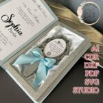 Invitación Caja Espejo para Corte Láser - Archivos Ai, Svg, Cdr, Pdf y Dxf Editable - Imagen 3