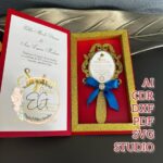 Invitación Caja Espejo para Corte Láser - Archivos Ai, Svg, Cdr, Pdf y Dxf Editable - Imagen 6