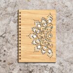 Portada de Cuaderno Rosa y Corazón de San Valentín SVG - Archivos de Corte Láser para Diario de Madera - Imagen 5