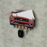 Porta llaves de pared Ford Mustang - Llavero decorativo y funcional para amantes del automóvil - Imagen 6