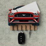 Porta llaves de pared Ford Mustang - Llavero decorativo y funcional para amantes del automóvil - Imagen 8