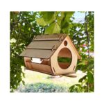 Comedero y casa para pájaros SVG - Plantillas para Cricut y Glowforge en formatos DXF, EPS, PDF, AI