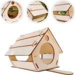 Comedero y casa para pájaros SVG - Plantillas para Cricut y Glowforge en formatos DXF, EPS, PDF, AI - Imagen 3