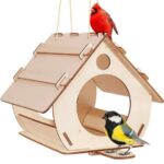 Comedero y casa para pájaros SVG - Plantillas para Cricut y Glowforge en formatos DXF, EPS, PDF, AI - Imagen 5