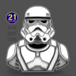 Archivo Cortado por Láser Multicapa Stormtrooper - DXF, SVG, AI, CDR para Decoración y Manualidades - Imagen 4