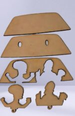 Porta llaves Homero y Marge diseño digital para corte láser personalizado y creativo - Imagen 5