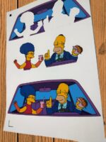 Porta llaves Homero y Marge diseño digital para corte láser personalizado y creativo - Imagen 4