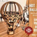 Globo de Aire Caliente 3D SVG para Corte Láser - Kit Digital de Lámpara de Madera CNC