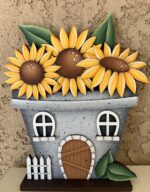 Diseño SVG de Casas de Girasol para Corte Láser - Glowforge, Flor, Hada y Casa de Pájaros - Imagen 6