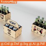 Caja de regalo original para papá - Archivos SVG, AI, PDF y DXF para corte láser 3 mm