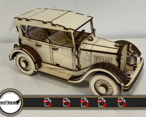 Archivos Ford Phaeton 1929 3mm - Archivos DXF, AI, CDR, PDF, SVG